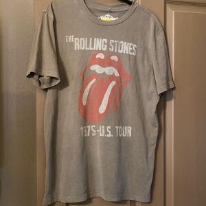 Rolling Stones 1975 US Tour Official Merchandise Band Graphic Tee Mens Size M